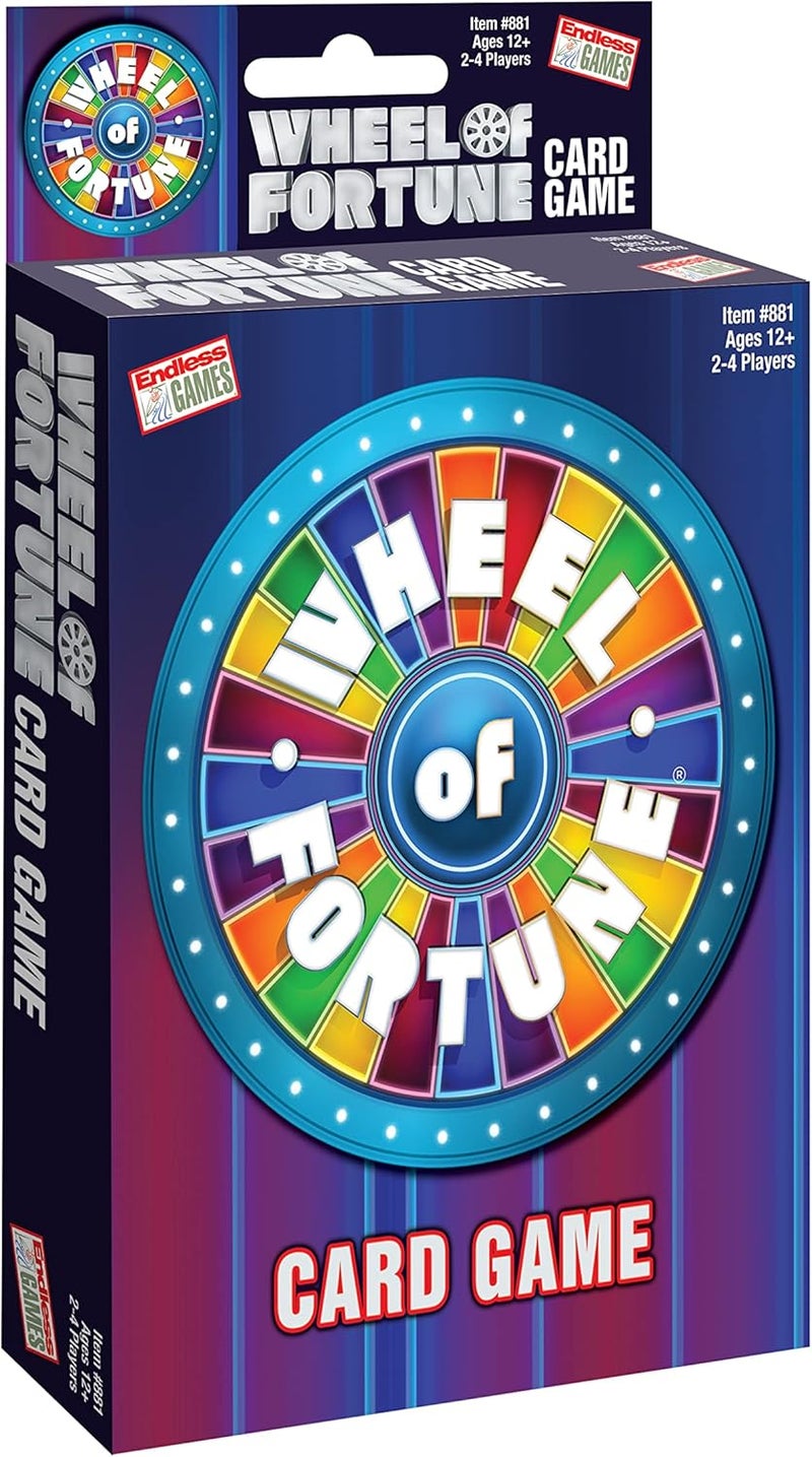 Wheel of Fortune Card - Faced Paced Competition - Travel Sized Party