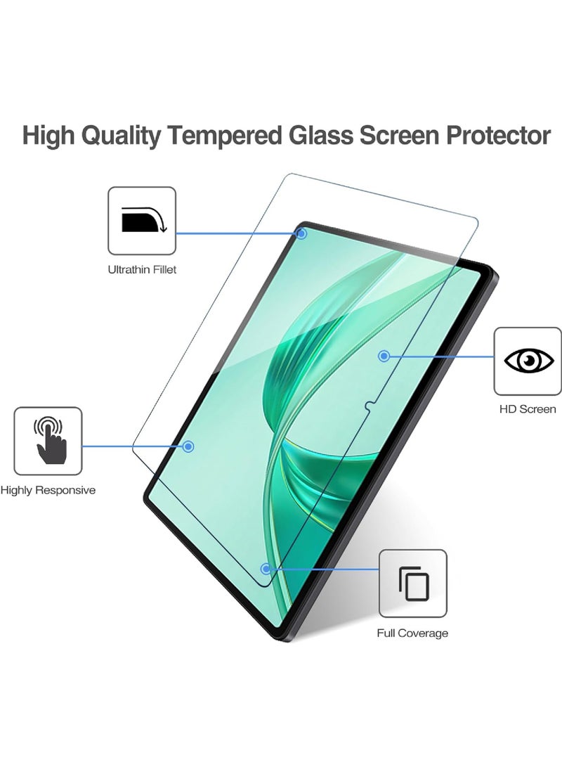 روك بو Honor Pad X8a - واقي شاشة من الزجاج المقوى - لمسة حساسة، شفافية أعلى، سهل التركيب، واقي شاشة مضاد للخدش وخالٍ من الفقاعات - شفاف - Image 2