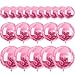 PartyWoo Pearl Pink Foil Balloons 20pcs Different Sizes Pack of 22 15 10 Inch Large Round Foil 4D Inflatable Mirror Ball Mylar Balloons for Baby Shower Birthday Gender Reveal Party Decorations - Image 2