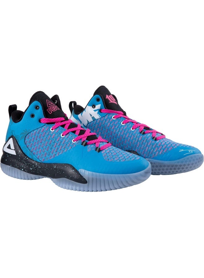 PEAK High Top Mens Basketball Shoes Streetball Master Breathable Non Slip Outdoor Sneakers Cushioning Workout Shoes for Fitness - Image 1