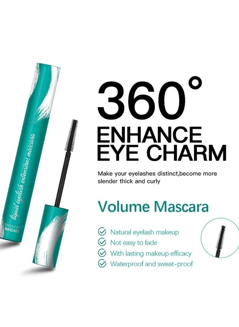 ibcccndc Mascara Liquid Lash Extension Black Mascara for Natural Lengthening and Thickening Effect Waterproof and Smudge Proof Mascara No Flaking No Clumping Lasting All Day Liquid Mascara - Image 5