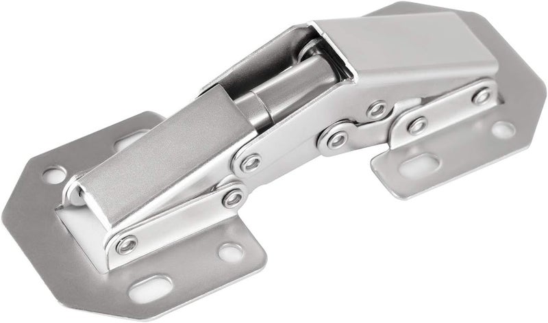 DOBOGA 8-Pack 4.2 Inch Hidden Hinges for Cabinet Doors Frameless, Concealed Cabinet Hinges, Flush Mount Hinges - Image 1