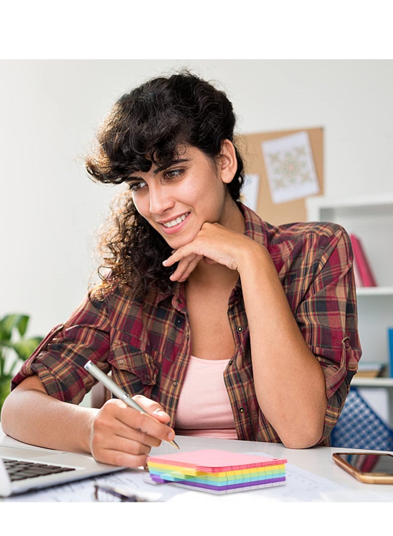 KASTWAVE Tabbed Index Cards, 300PCS Colourful Flash Cards with 8 Binder Rings, Ruled Revision Cards Spiral Flashcards,Lined with HeadlineRecord Cards for Learning Note Taking to Do List - Image 3