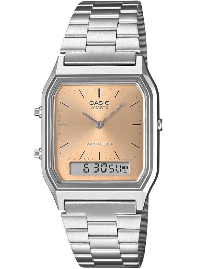 Casio Watch: Silver AQ-230A-4AMQYDF - Image 1