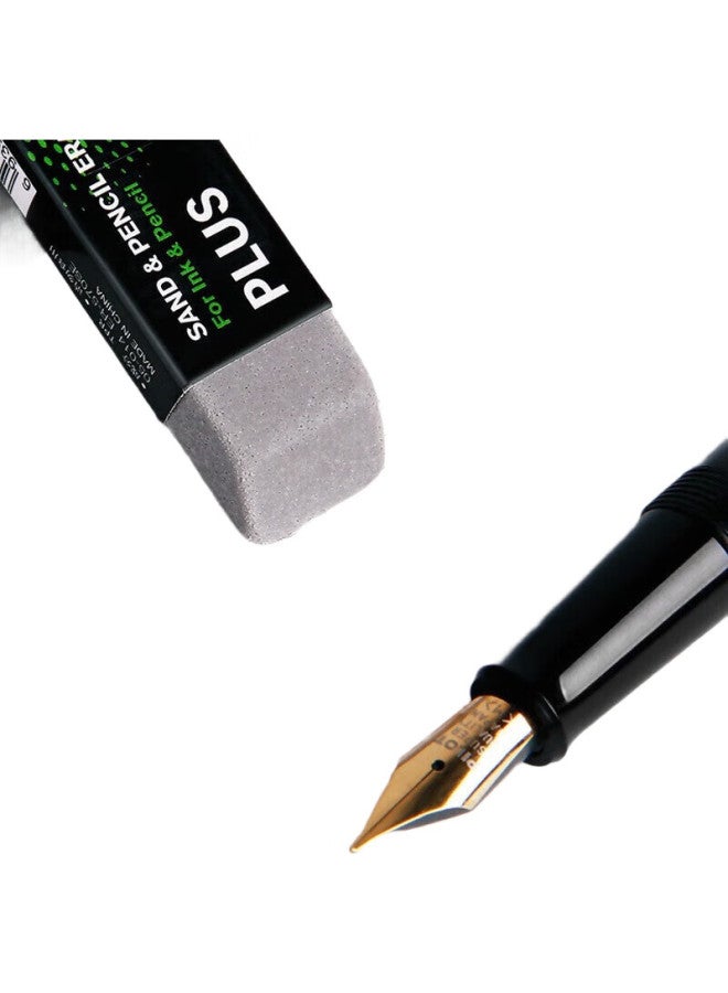 Plus Erasable Water-Based Pen, Clean Matte Eraser, Student Exam Tool, Exam Eraser, Low Residue, Matte Version - Image 3