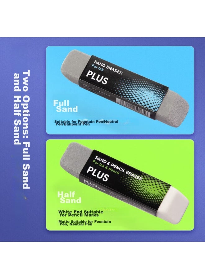 Plus Erasable Water-based Pen, Clean Matte Eraser, Student Exam Tool, Exam Eraser, Low Residue, Matte Version - Image 2