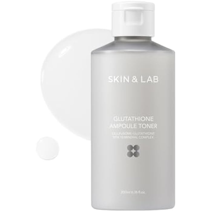 SKIN & LAB SKIN SCIENCE SOLUTION [Skin&LAB] Glutathione Ampoule Toner 6.76 fl oz, Improve Dart Spot, Hyperpigmented, Skin Clarity, Korean Toner for Sensitive Skin - Image 1