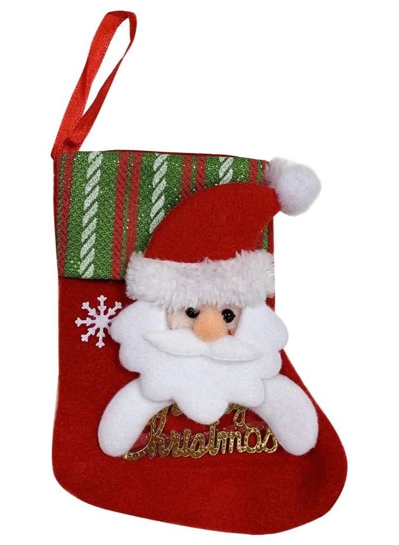 CHRISTMAS MAGIC Mini Stocking Assorted 16cm 3ct