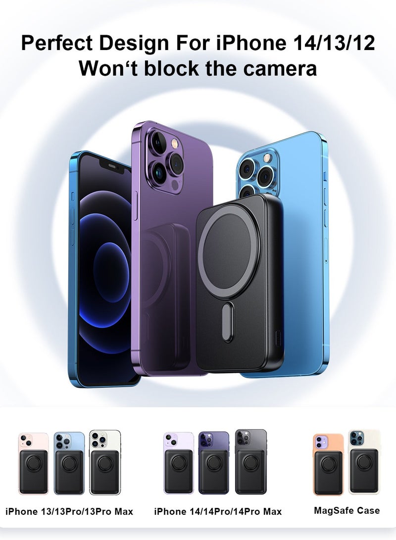 JOYROOM JR-W050 20W Power Bank 10000mAh with Ring Holder  - Image 3