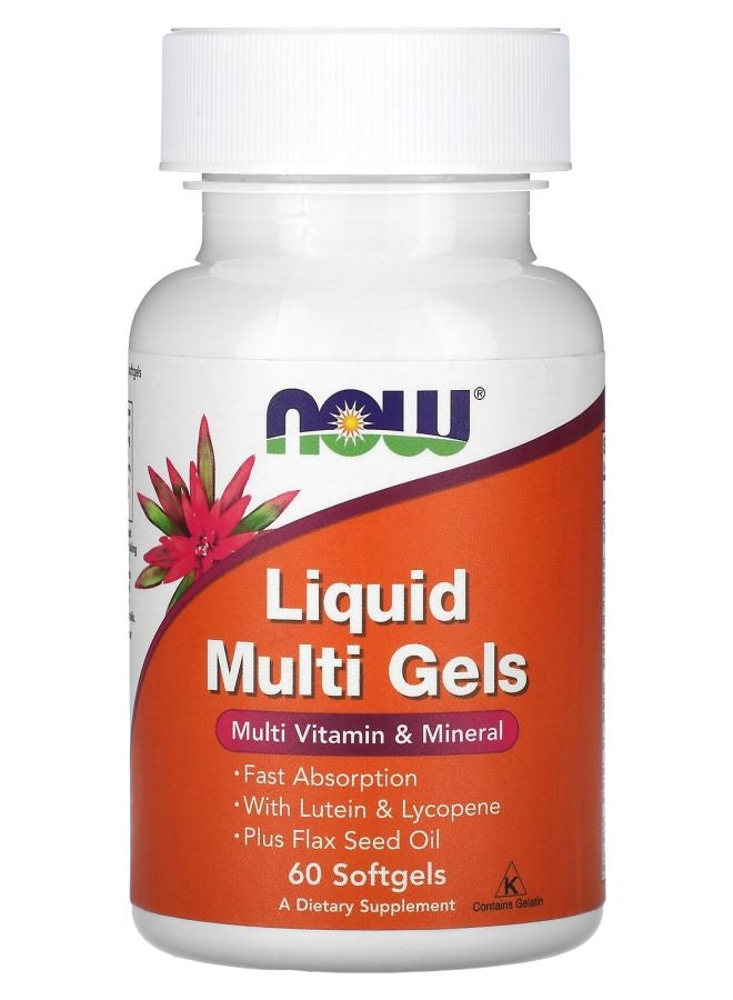 now Liquid Multi Gels 60 Softgels - Image 1
