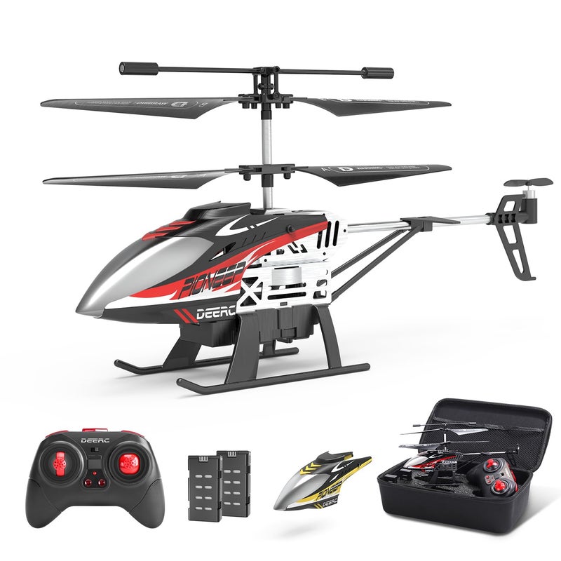 DEERC DE52 Remote Control HelicopterAltitude Hold RC Helicopters with Storage Case Extra Shell24GHz Aircraft Indoor Flying Toy with HighLow Speed Mode2 Modular Battery for 24 Min Play Boys Girls - Image 3