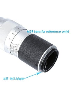 Fotasy (2 Packs) M39 to M42 Adapter Ring, 39mm to 42mm Lens Adapter, for 42mm Focusing Helicoid 