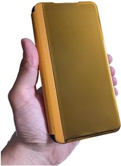 Generic New M7molge Smart View Flip Wash And Back Case (Works Sensor But Download Special Software) View Compatible With Oppo Realme 1O Pro Plus Stylish And Slim Flip And Soft - Copper Color New 