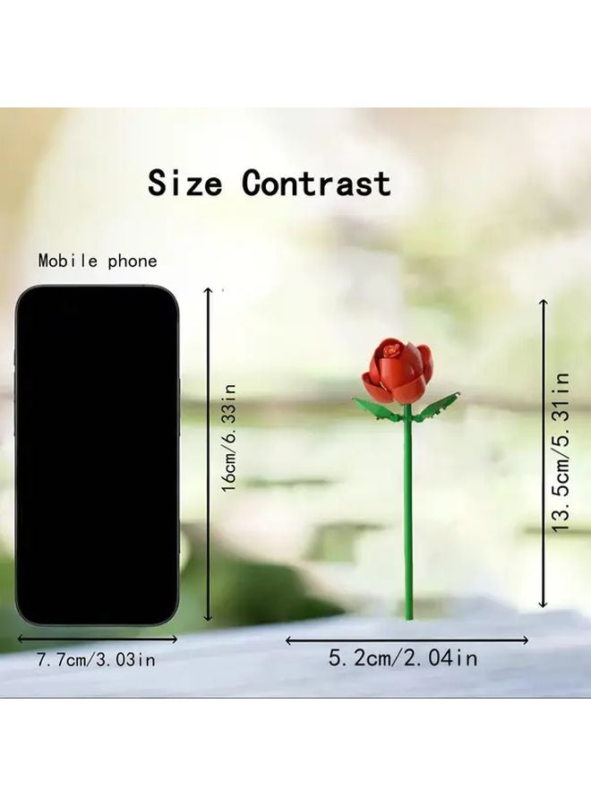 Romantic Building Blocks M5013 Hibiscus Flowers Holiday Gifts for Christmas Halloween Birthday - Image 3