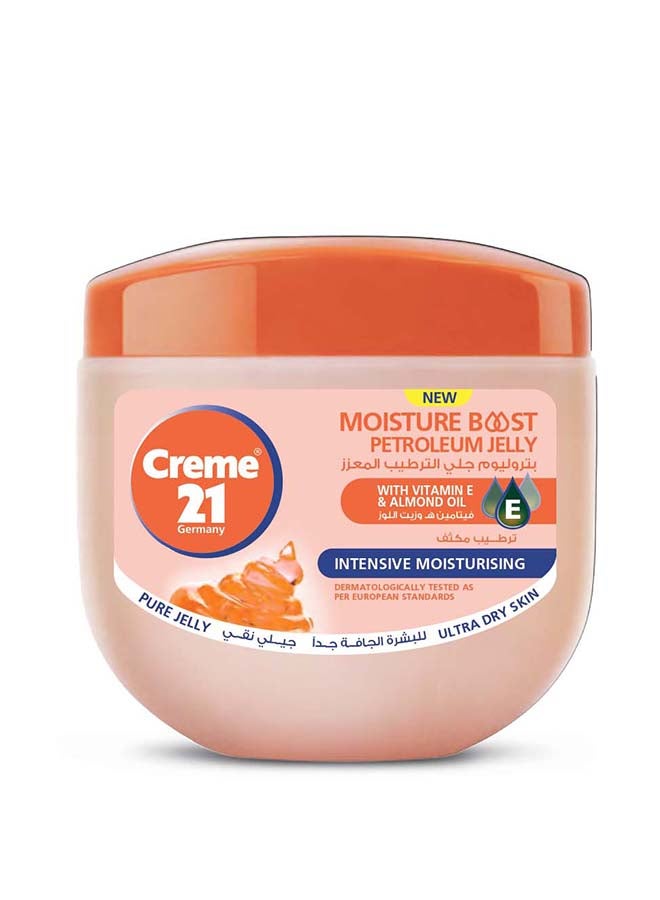 Creme 21 Intensive 100% Pure Petroleum Jelly | Face, Body & Hand Moisturizer with Vitamin E & Almond Oil | Deep Hydration & Intensive Moisturising | Ultra Dry Skin | Dermatologically Tested - Image 1