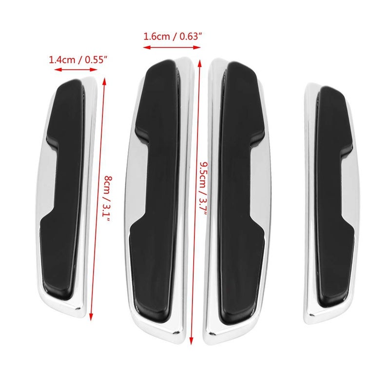 Universal Car Door Side Protector Bumper Strips Anti Collision Bar Black ABS Material - Image 5