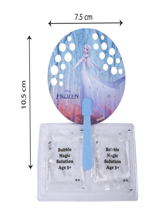 Bubble Magic FanBubs Elsa Theme|Thick Viscous Concentrate Solution Pouches with Hand Fan|Just Dip, Wave& Play|Bubble Maker|Best Birthday&Return Gifts for Kids 3yrs+|Outdoor Indoor Toy|Made in India - Image 3
