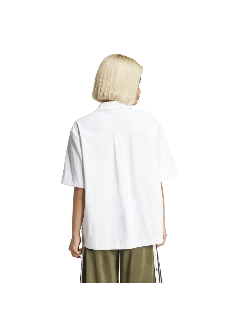 اديداس adidas ESS S SHIRT LS White Originals Women OTHER SHIRTS