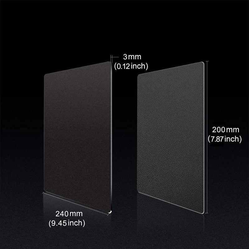 HONKID Metal Aluminum Mouse Pad, Office and Gaming Thin Hard Mouse Mat Double Sided Waterproof Fast and Accurate Control Mousepad for Laptop, Computer and PC,9.45 X 7.87 Inch,Black - Image 5