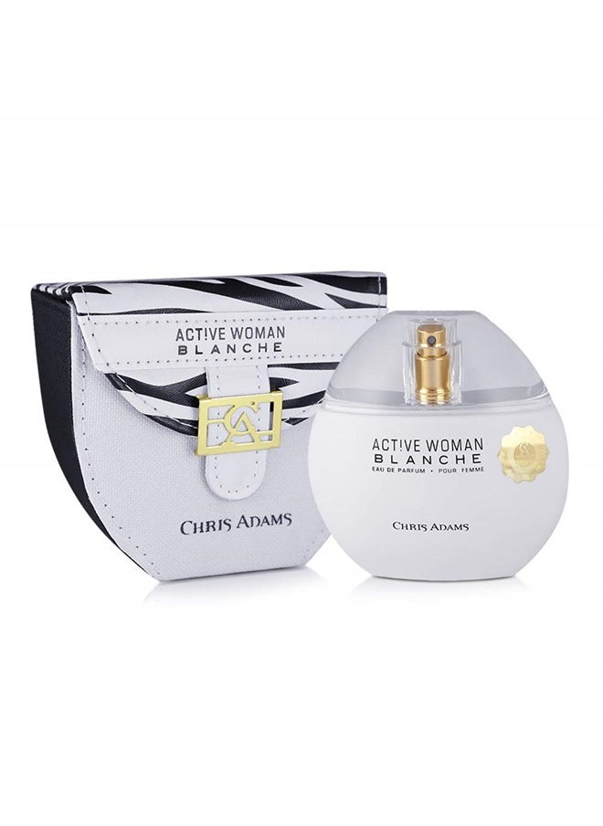 Chris Adams Chris Adams Active Man Blanche 100 ML and Active Woman Blanche 80 ML Eau De Parfum Combo  - Image 3
