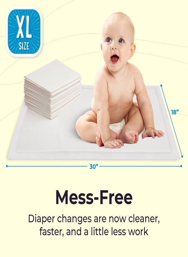 Peekapoo X-Large (30"x18") Disposable Changing Pads for Baby – Portable Changing Pad Liners for Mess Free Travel, Ultra Absorbent, Waterproof and Super Soft, 50 Count - Image 2