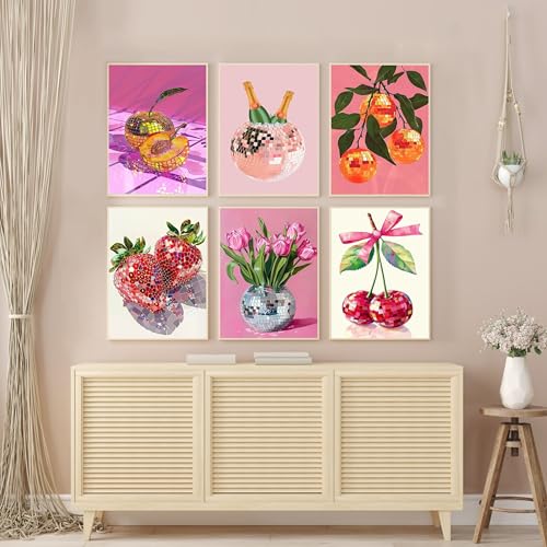 Ycydilirab 6 Pack 5D Diamond Painting for Adults - Diamond Art Kits for Adults,DIY Gem Painting Perfect for Gifts and Home Wall Decor 10x12inch - Image 3