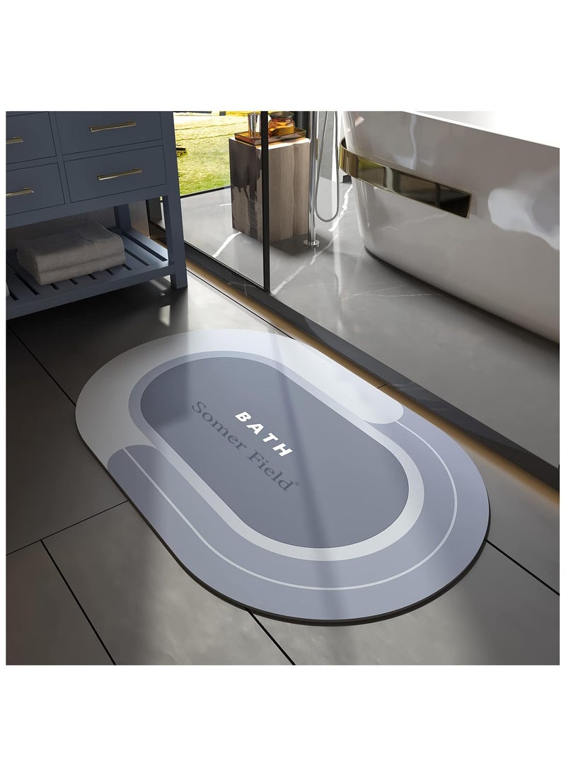 Somer Field - Bath Mats, Anti-Slip Bathroom Floor Mats and Quick Dry Bath Rug, Super Absorbent Bathtub Mat with Non-Slip, Thickened, Soft, Easier Clean Carpet - Best Buy (39.90 X 59.90 Cm, Oval) - pzsku/Z5F715097DF2E6E20C76AZ/45/_/1730527721/2ed75aeb-a651-4450-a1b1-8a744c389d0c