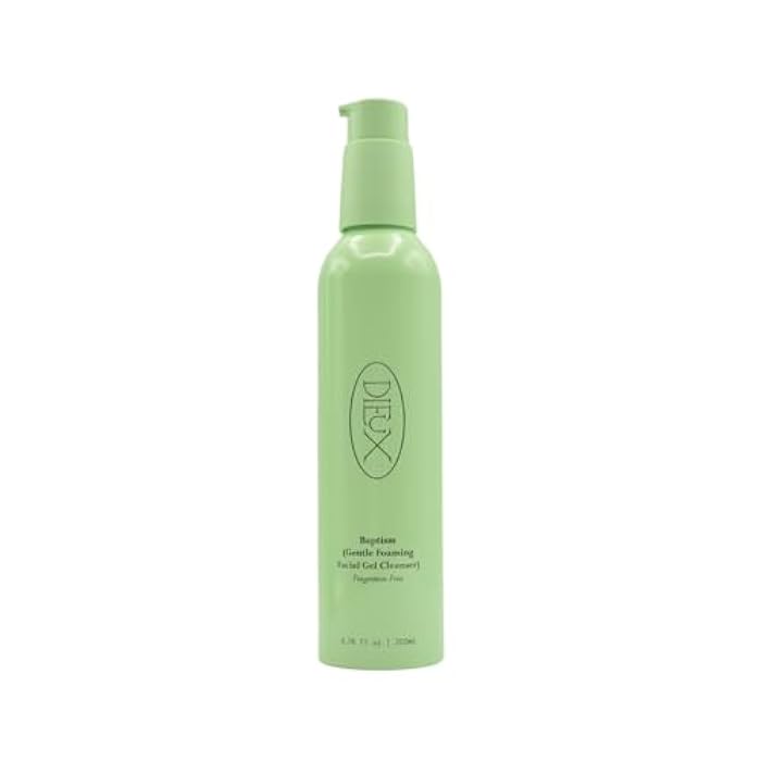 Dieux Baptism Gentle Foaming Facial Gel Cleanser Fragrance Free 6.76 oz