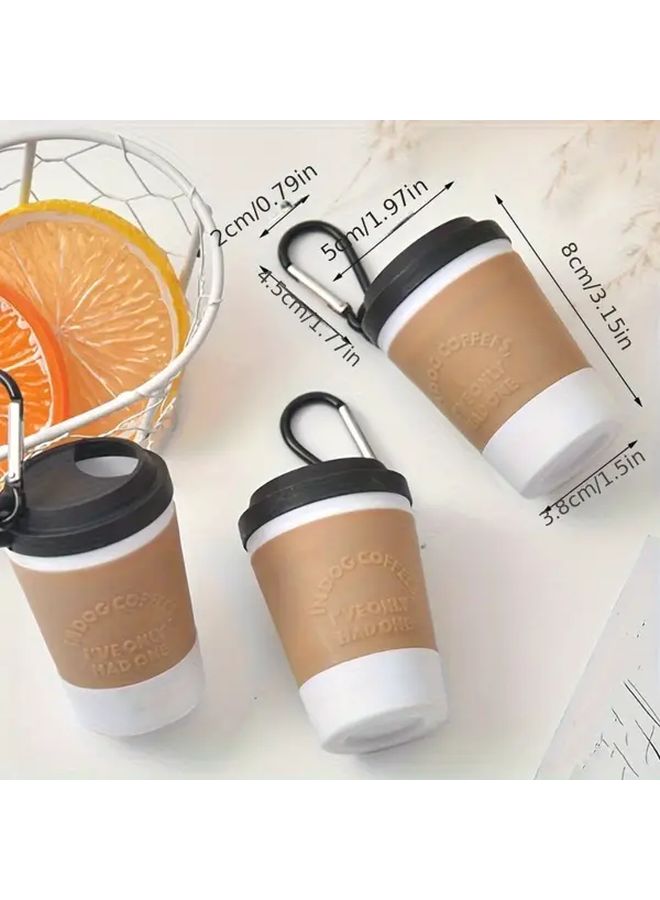 Coffee Cup Shaped Dog Poop Bag Dispenser With Waste Storage And Leash Clip - Image 5