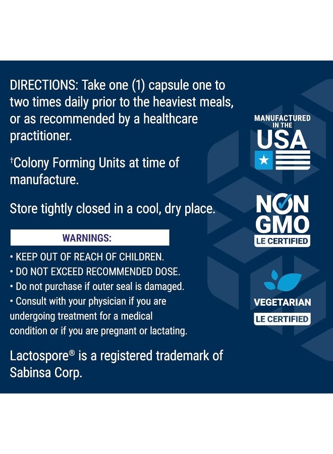Life Extension - Enhanced Super Digestive Enzymes & Probiotics Vegetarian-Friendly Digestive Health Formula For Gi Balance Plant-Based Diet Aid Non-Gmo 60 Vegetarian Capsules - Image 1
