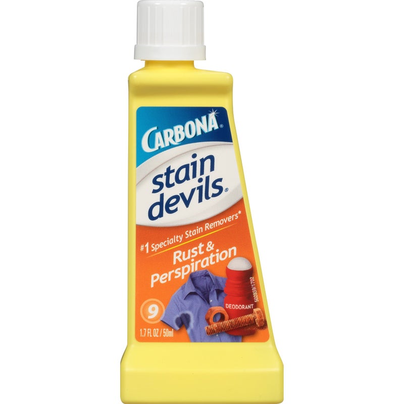 Carbona Stain Devils #9 - Rust & Perspiration | Professional Strength Laundry Stain Remover | Multi-Fabric Cleaner | Safe On Skin & Washable Fabrics | 1.7 Fl Oz  1 Pack - Image 1