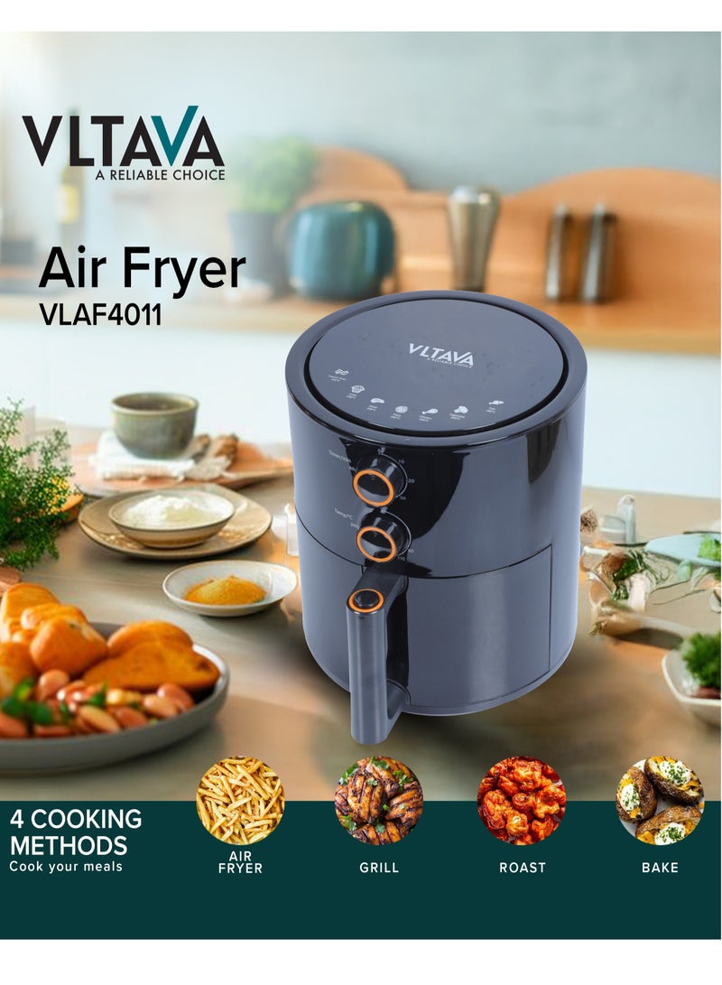 VLTAVA 3.5L Air Fryer with Adjustable Temperature, 60-Minute Timer, Non-Stick Basket & Overheat Protection - VLAF4011 - Image 5