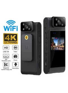 EVEREEN HD 4K Mini Camera WiFi Portable Small Digital Video Recorder Police BodyCam Infrared Night Vision Miniature Camcorder(64G)  - Image 1