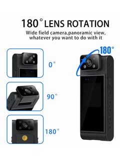 EVEREEN HD 4K Mini Camera WiFi Portable Small Digital Video Recorder Police BodyCam Infrared Night Vision Miniature Camcorder(64G)  - Image 5