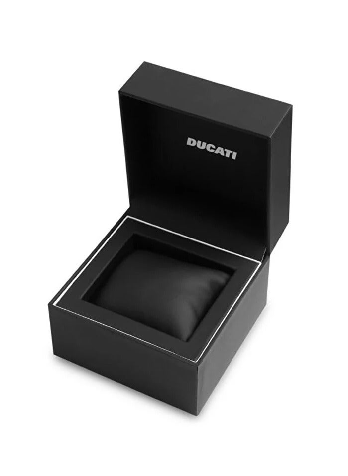 دوكاتي ساعة دوكاتي رجالية تناظرية بمينا أسود - DTWGB2019301 - Image 4