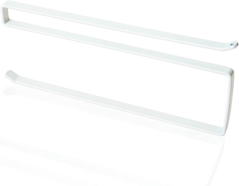 UREVO Paper Towel Holder Wall Mounted No Drilling, Paper Towel Holder Under Cabinet Kitchen Paper Towel Roll Holder Hook for Kitchen Towel Rack Shelf Napkins Storage Hanging Roll Tissue Dispenser - Image 1