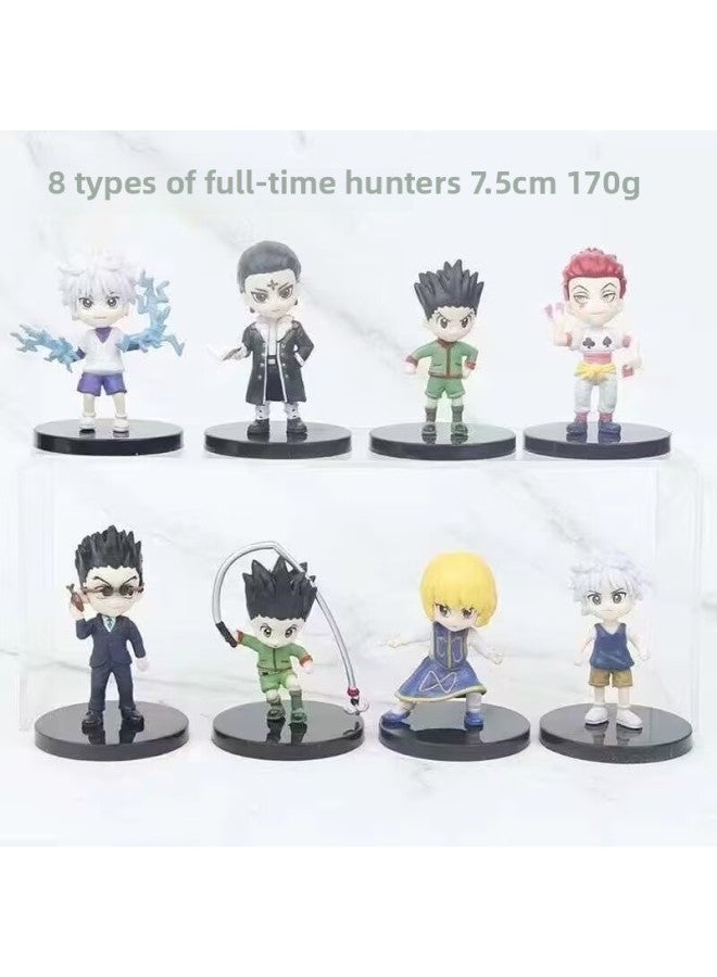 Full-time Hunter Model Hand-held Little Jiefeitan Kula Pickup Car Cake Ornaments Blind Box Gashapon Doll-Color:8 Full-time Hunters (about 7.5cm/170g)  - Image 1