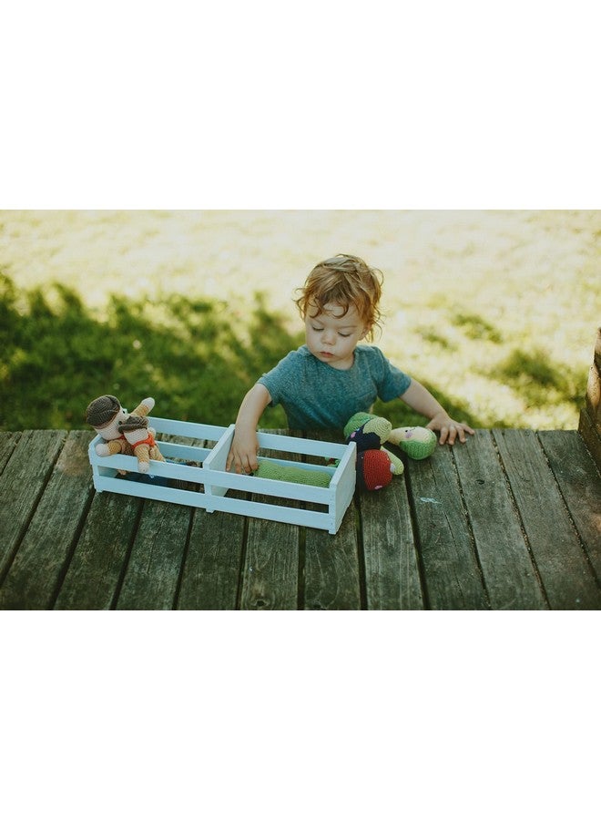 Pebble Fair Trade Handmade Crochet Cotton Friendly Beetroot Baby Rattle, 4.75-inch Length - Image 2