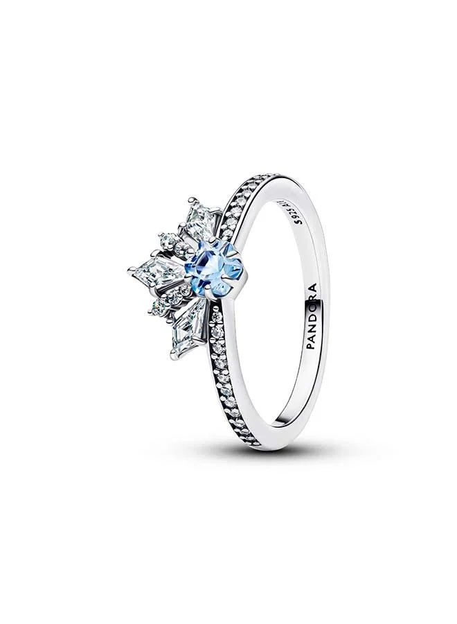 باندورا خاتم ديزني فروزن فضة استرليني بكريستال أزرق مائي وزركونيا مكعب شفاف