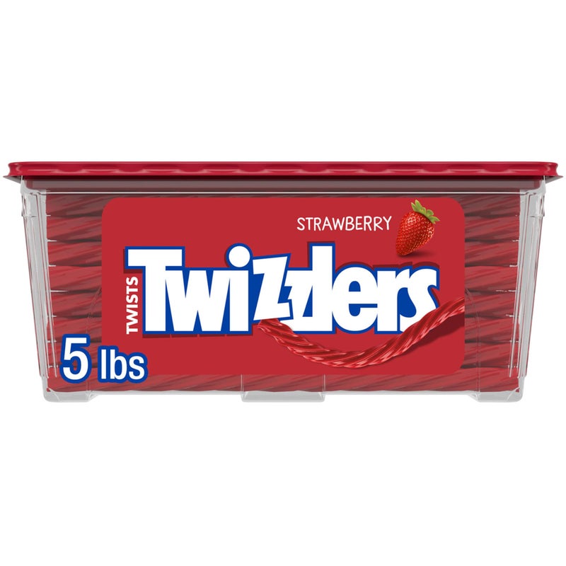 Twizzlers تويزلرز تويست بنكهة الفراولة، حلوى مطاطية، 5 رطل - Image 1
