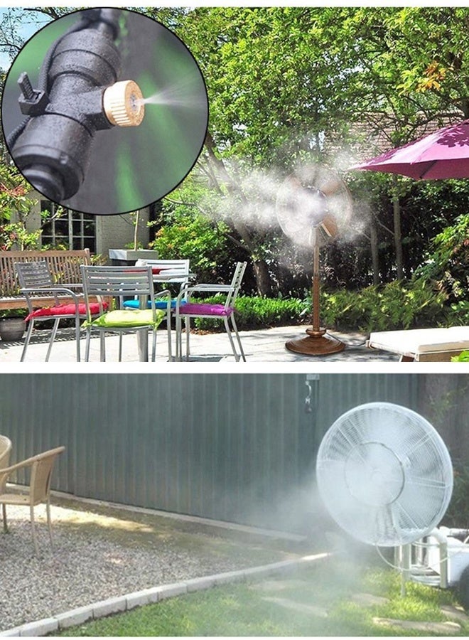 Generic Outdoor Irrigation Spray & Mist Cooling System - with Adjustable Nozzles & Drip , for Gardens, Patio Cooling & Plant Hydration (Energy-Smart Micro Spray)  - Image 3