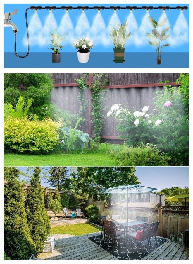 Generic Outdoor Irrigation Spray & Mist Cooling System - with Adjustable Nozzles & Drip , for Gardens, Patio Cooling & Plant Hydration (Energy-Smart Micro Spray)  - Image 5