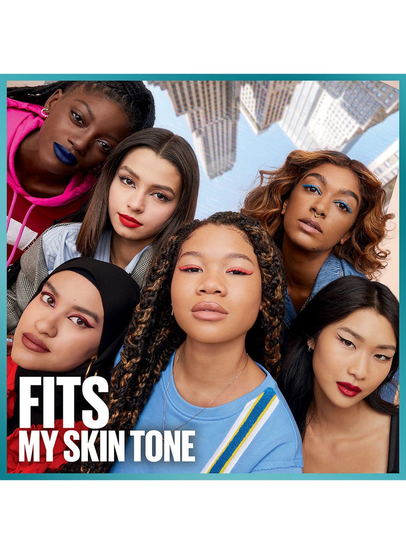 ميبلين نيويورك كريم أساس فيت مي مطفي وخالي من المسام، يدوم 16 ساعة، مع عامل حماية من الشمس 22 - 330 - Image 5