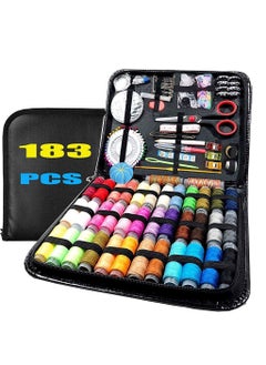 Crilev 183PCS AllinOne Sewing Kit Bundle with XL Threads Accessories Free Portable Hand Sewing Machine Perfect for Home Traveling  - Image 2