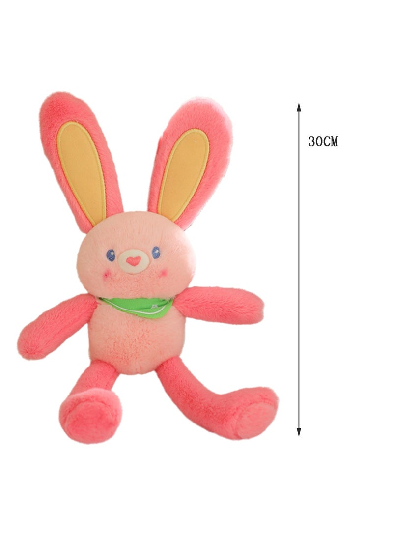 30 CM Cute Cartoon Rabbit Plush Toy Soft Stuffed Animal Doll For Girls And Boys All Ages Gift（Style 1） - Image 2