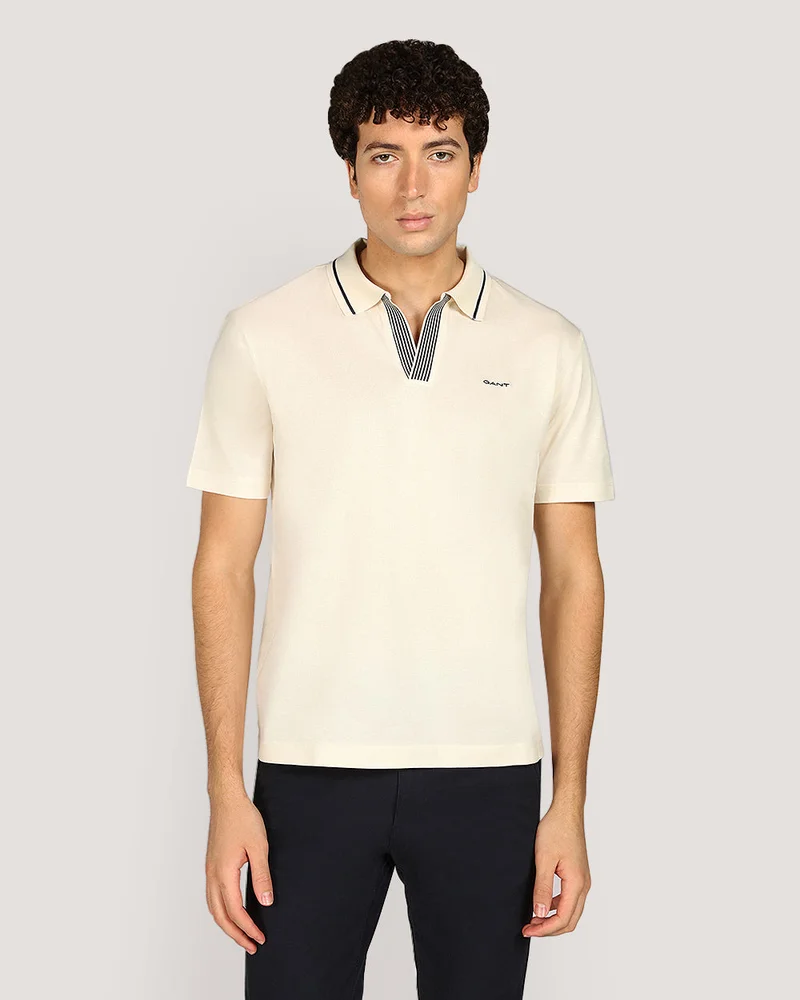 GANT Tipping Short Sleeve Polo Shirt