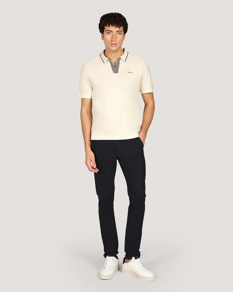 GANT Tipping Short Sleeve Polo Shirt