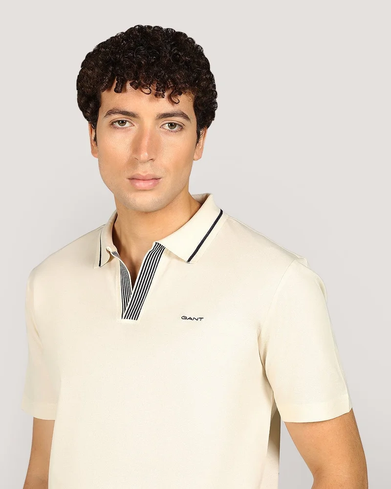GANT Tipping Short Sleeve Polo Shirt