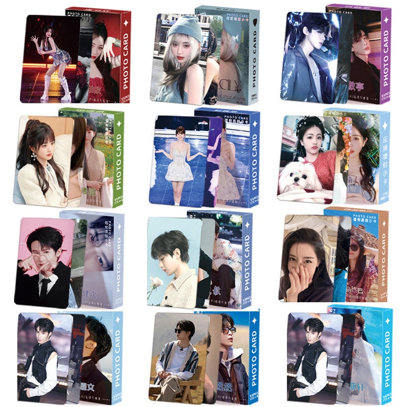 55 Laser Cards 3-Inch Cards Star Album White Deer Zhao Rusi Ju Jing Fan Chengcheng Yi Yu Shuxin - Image 2