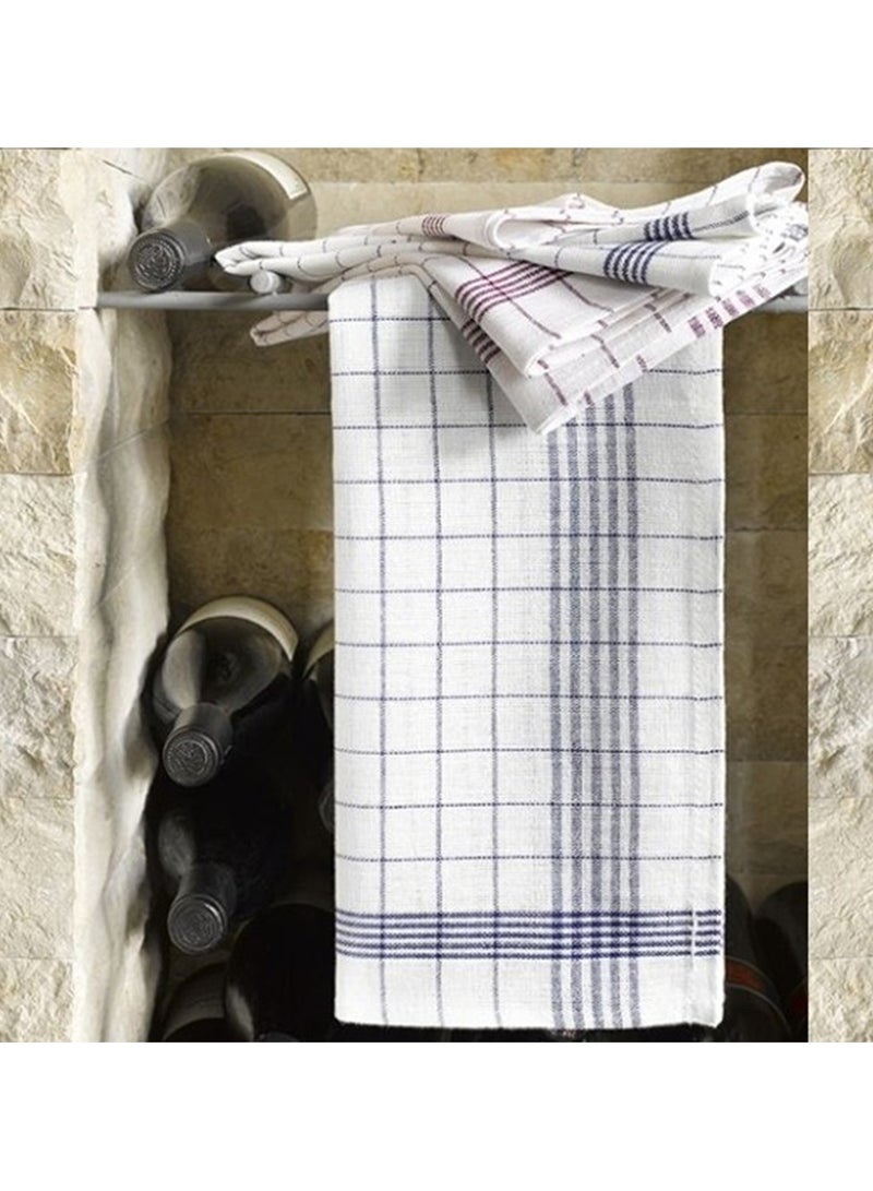 BYFT Orchard Jumbo Kitchen Towel (60 x 80 Cm) Purple - Set of 3 - Image 1